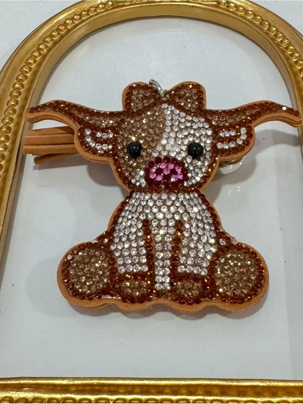 New Brown Baby Longhorn Keychain/Bag Charm